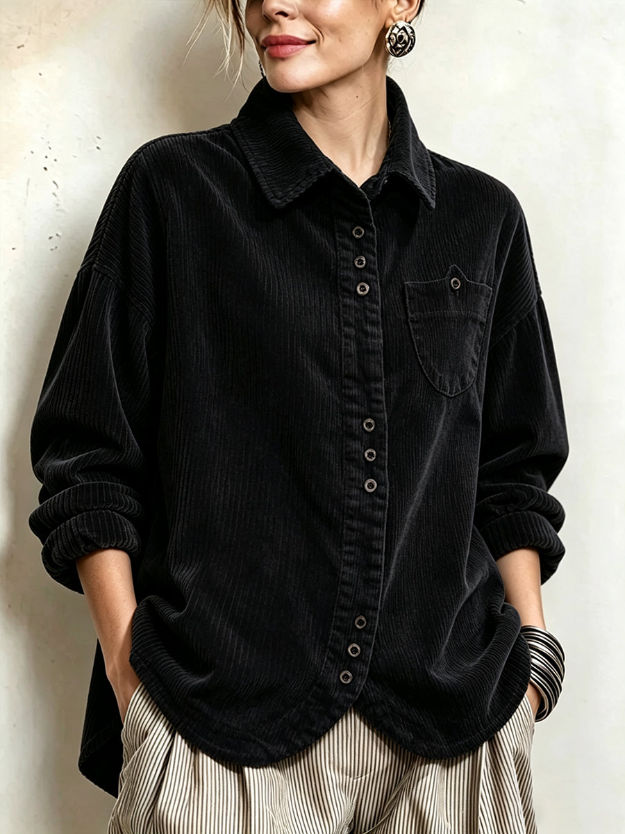 Casual Corduroy Shirt