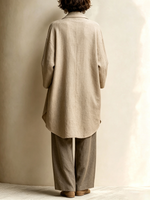 Bohemian Style Casual Cotton And Linen Three-piece Set