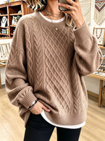 Cozy Cable-knit Oversized Sweater