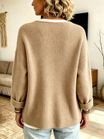 2026 Cozy Ribbed Asymmetrical Knit Cardigan